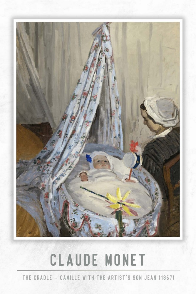 The Cradle – Camille with the Artist’s Son Jean by Claude Monet
