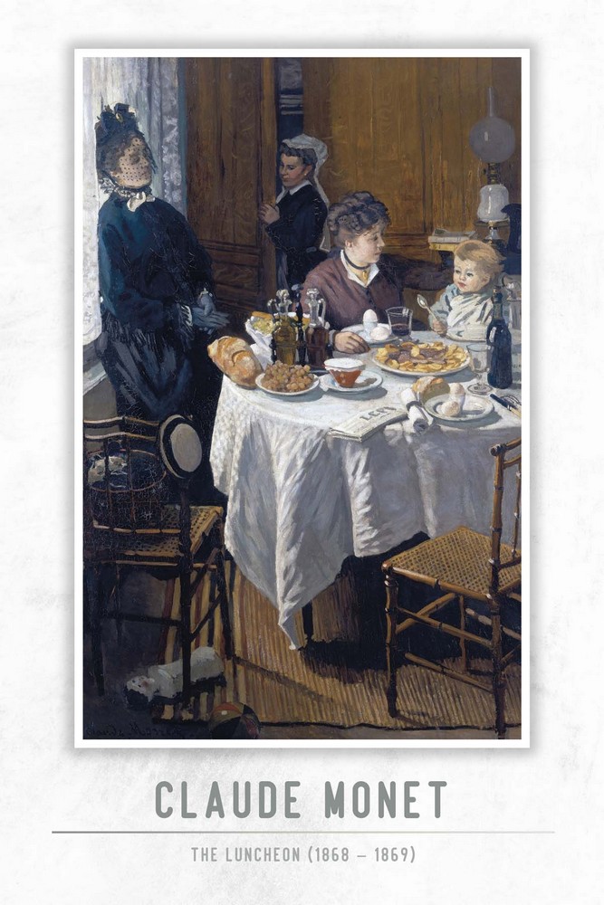 The Luncheon by Claude Monet