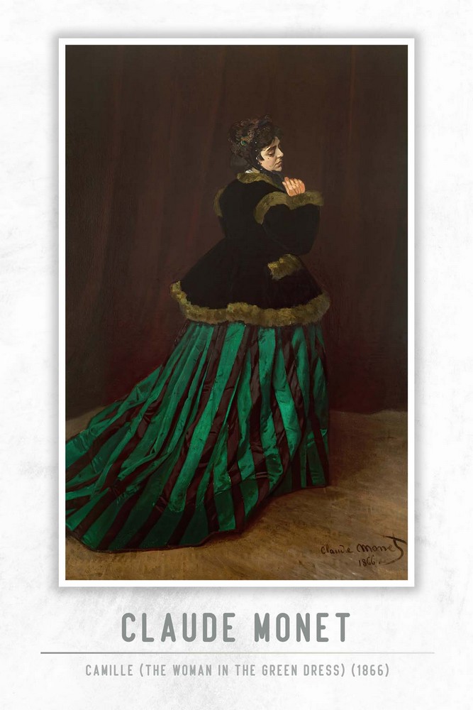 Camille (The Woman in the Green Dress) by Claude Monet