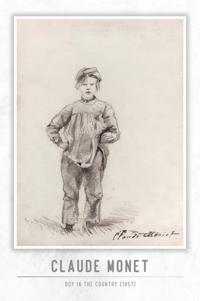 Boy in the Country by Claude Monet