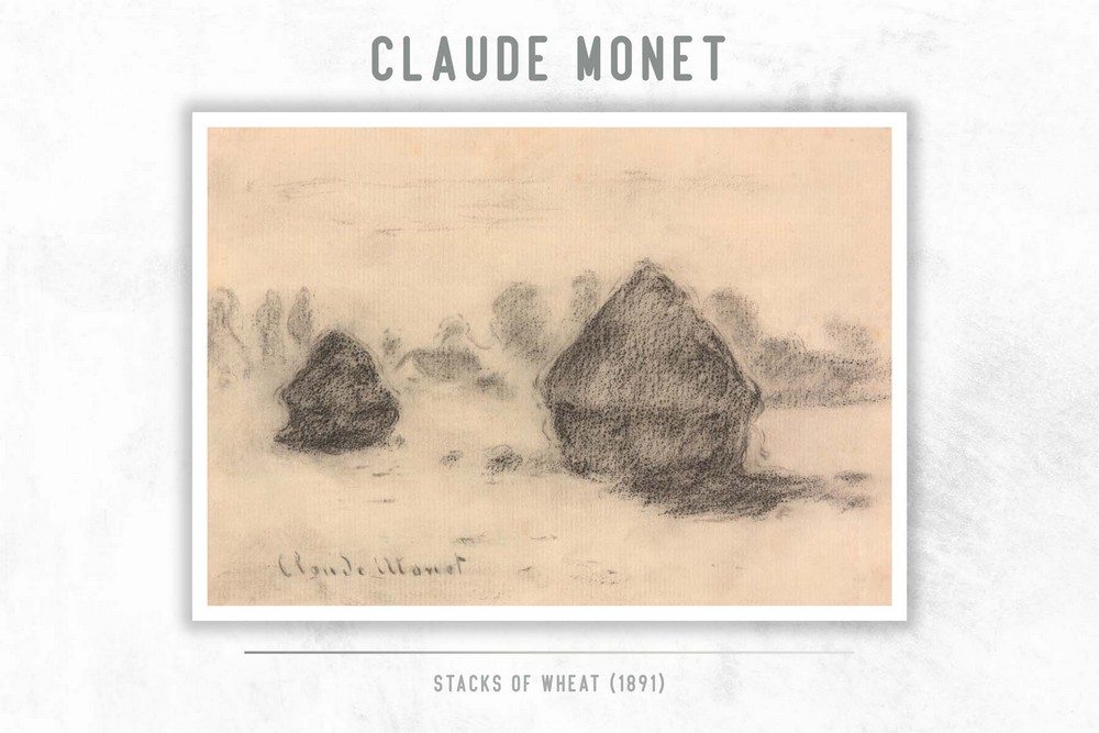 Stacks of Wheat by Claude Monet