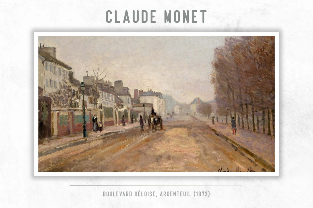 Boulevard Héloise, Argenteuil by Claude Monet