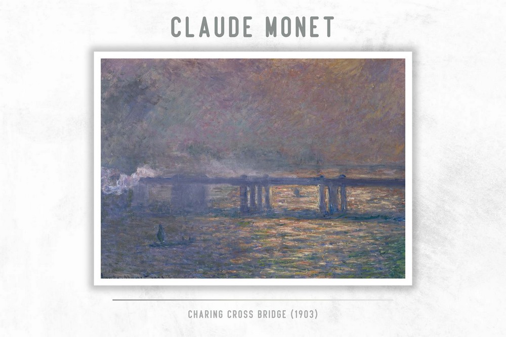 Charing Cross Bridge by Claude Monet