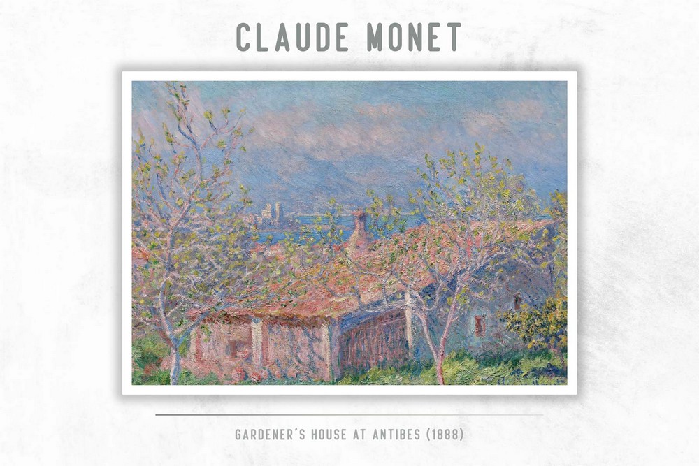 Gardener’s House at Antibes by Claude Monet