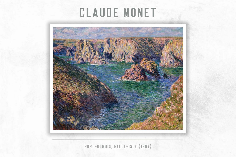 Port-Domois, Belle-Isle by Claude Monet