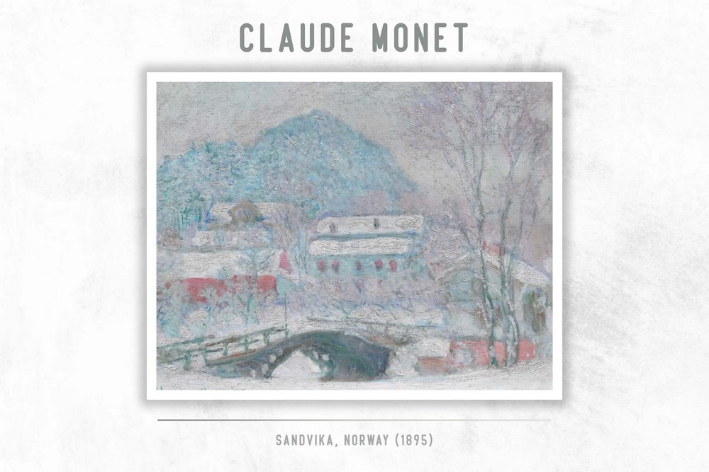 Sandvika, Norway by Claude Monet