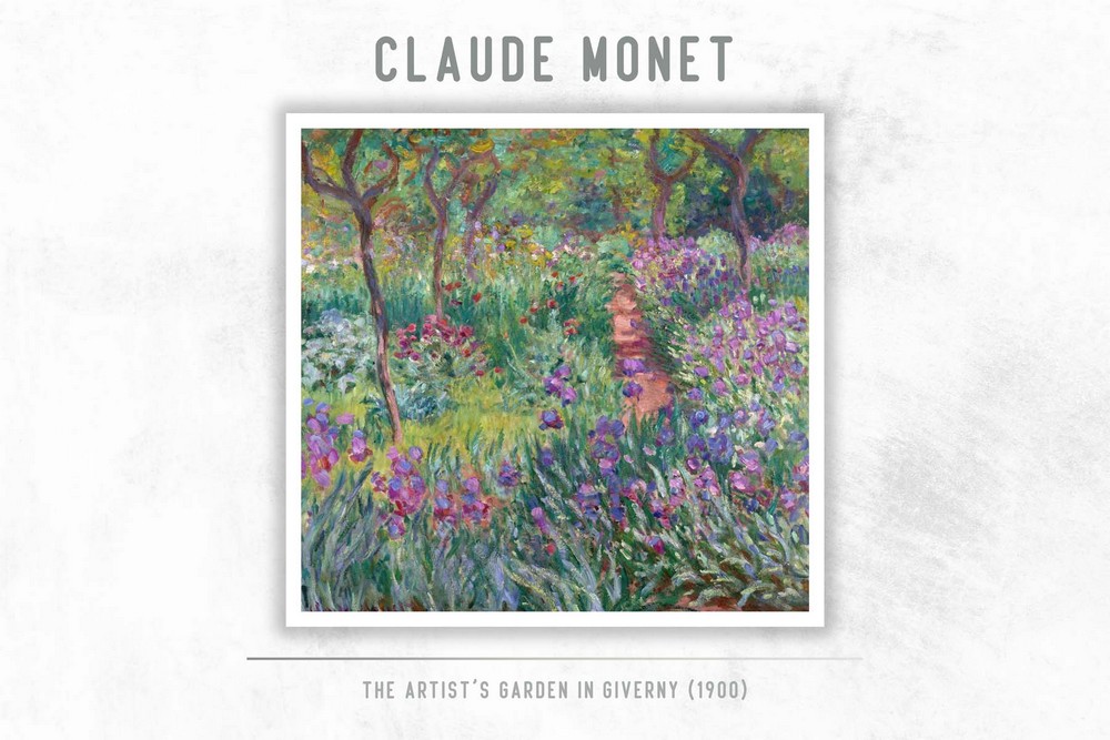 The Artist’s Garden in Giverny by Claude Monet