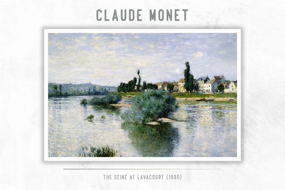 The Seine at Lavacourt by Claude Monet