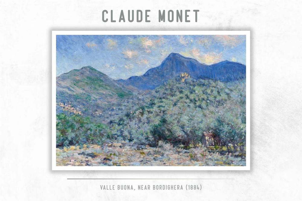 Valle Buona, Near Bordighera by Claude Monet