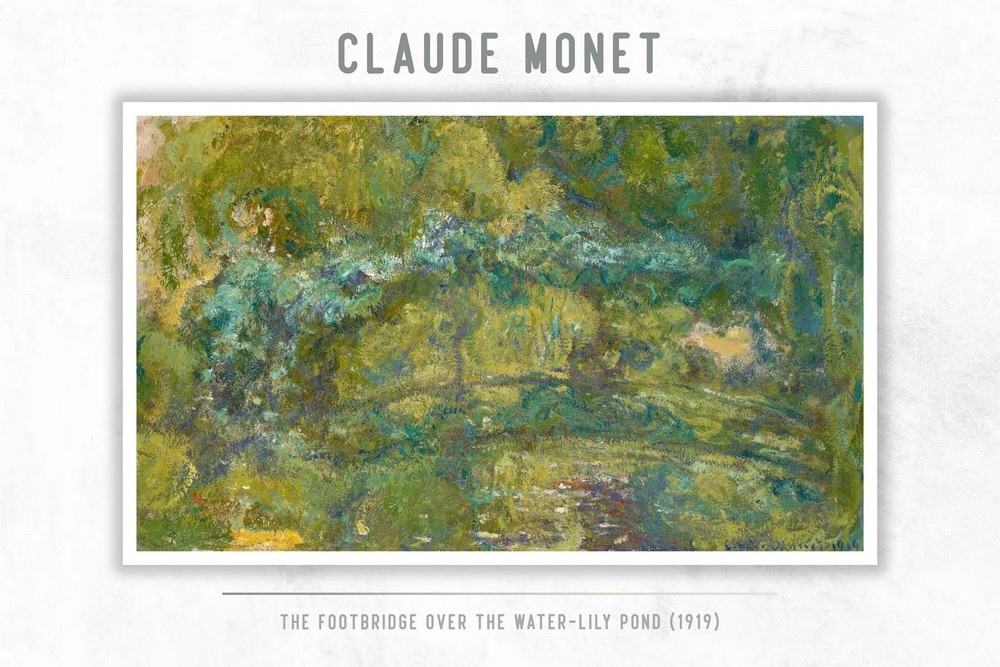 The Footbridge over the Water-Lily Pond by Claude Monet