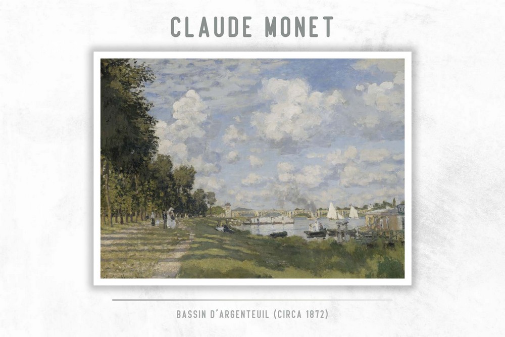 Bassin d’Argenteuil (circa 1872) by Claude Monet