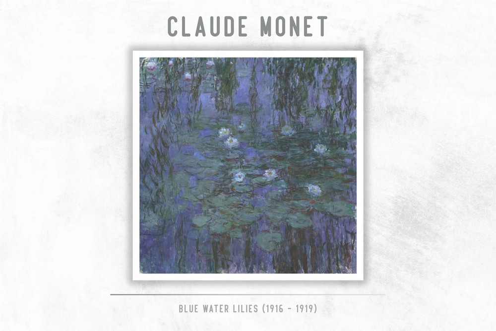 Blue Water Lilies by Claude Monet