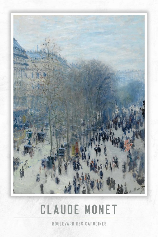Boulevard des Capucines by Claude Monet