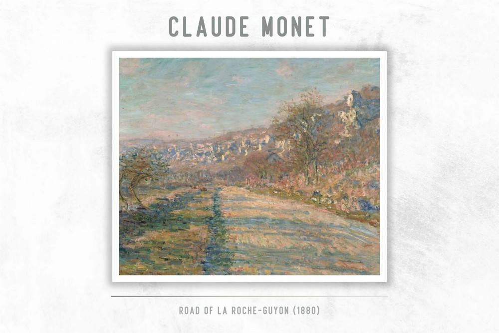 Road of La Roche-Guyon by Claude Monet