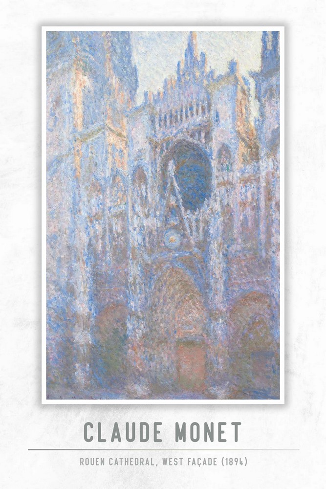 Rouen Cathedral, West Façade by Claude Monet