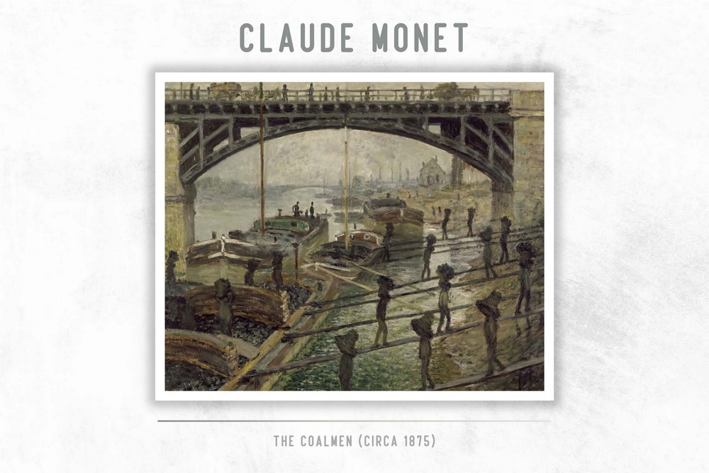 The Coalmen (circa 1875) by Claude Monet
