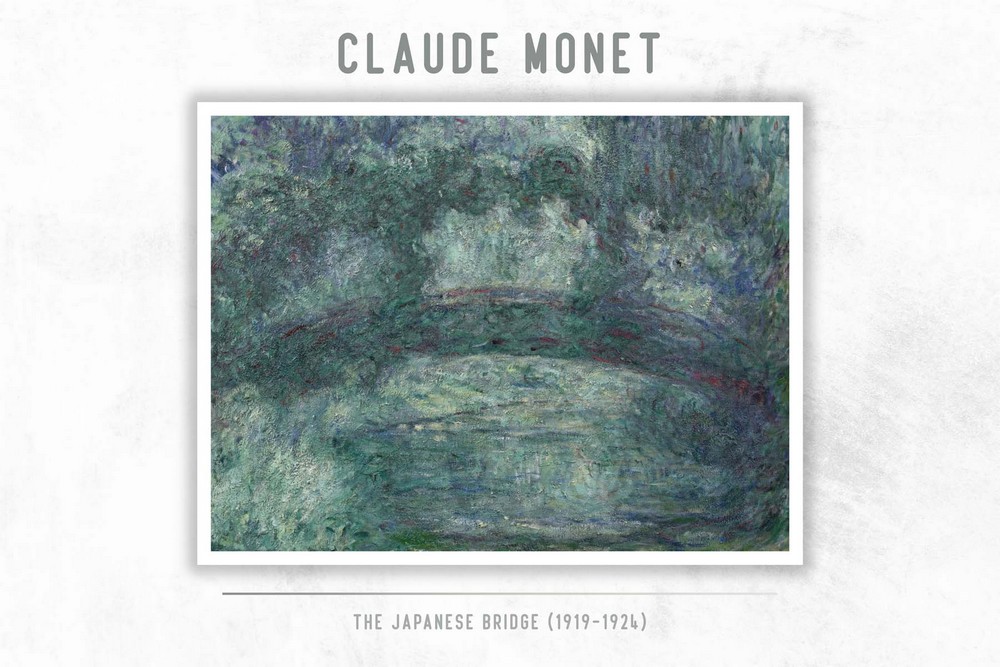 The Japanese bridge by Claude Monet