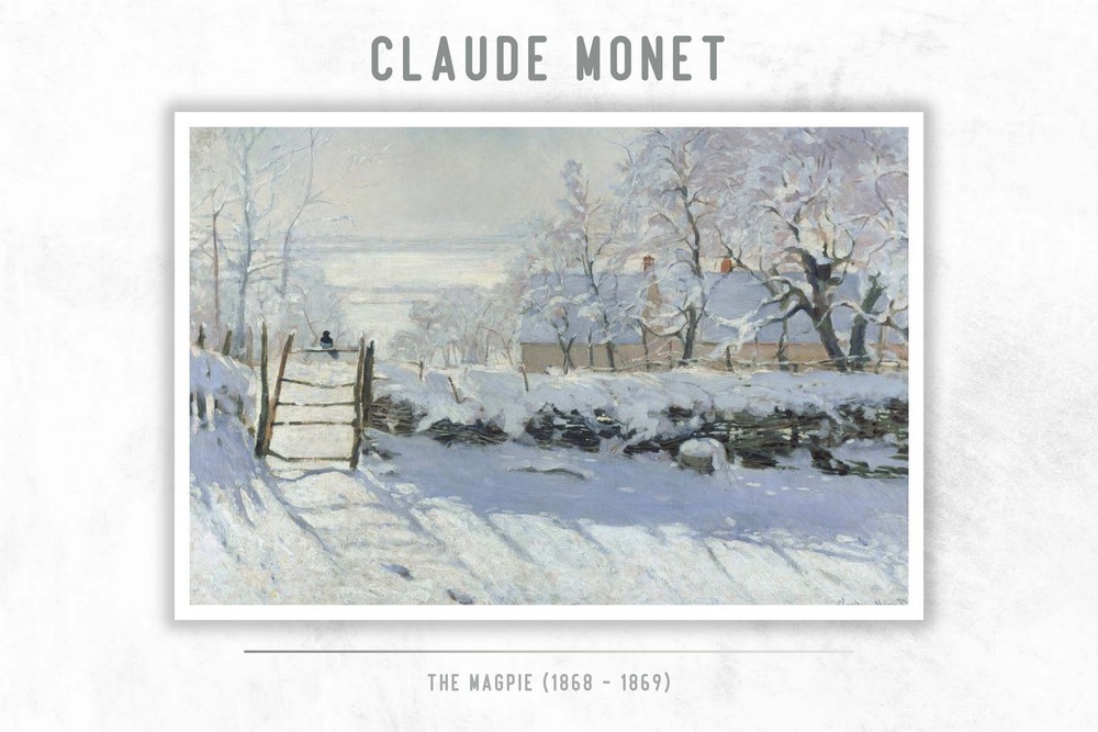 The Magpie by Claude Monet