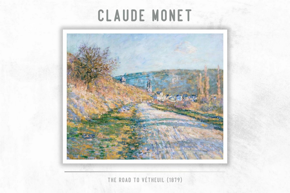 The Road to Vétheuil by Claude Monet