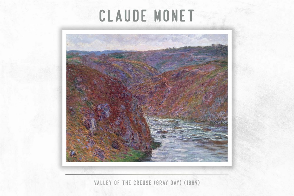 Valley of the Creuse (Gray Day) by Claude Monet