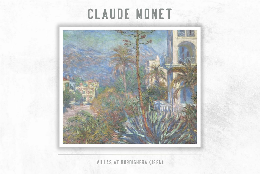 Villas at Bordighera by Claude Monet