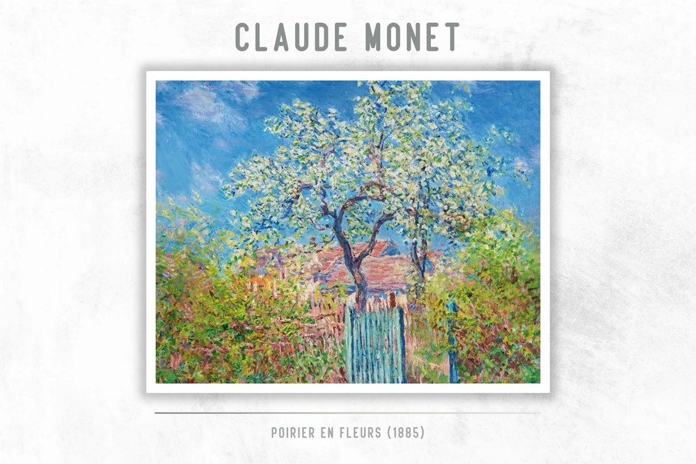 Poirier En Fleurs by Claude Monet