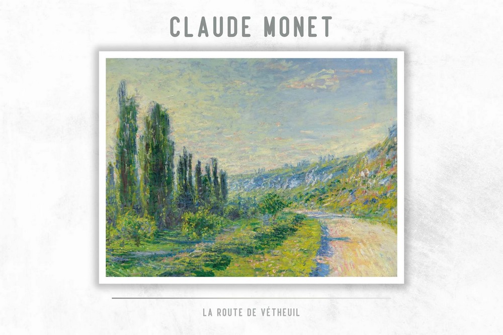 La Route De Vétheuil by Claude Monet