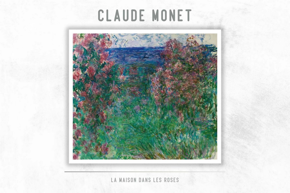 La Maison Dans Les Roses by Claude Monet