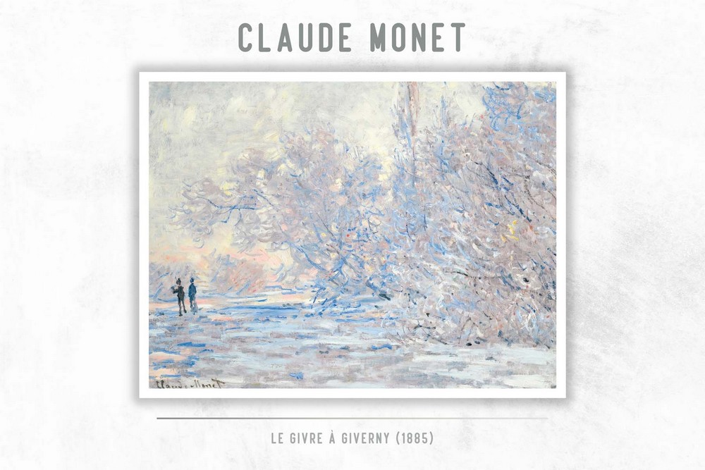 Le Givre À Giverny by Claude Monet