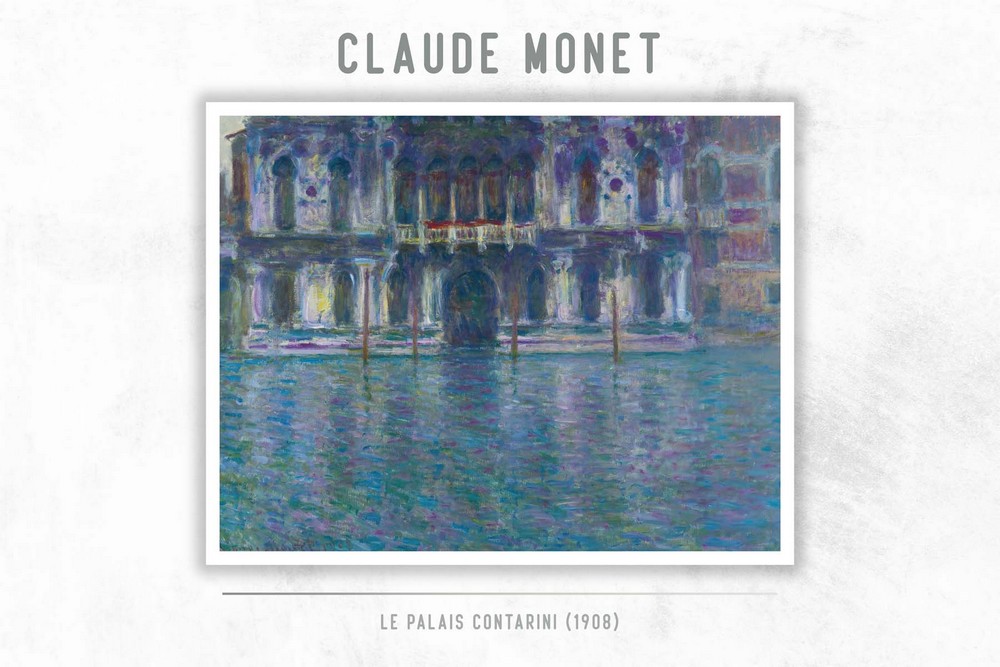 Le Palais Contarini by Claude Monet