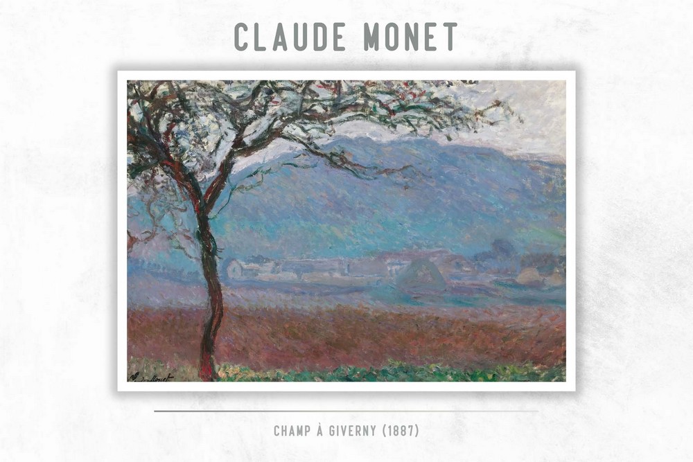 Champ À Giverny by Claude Monet