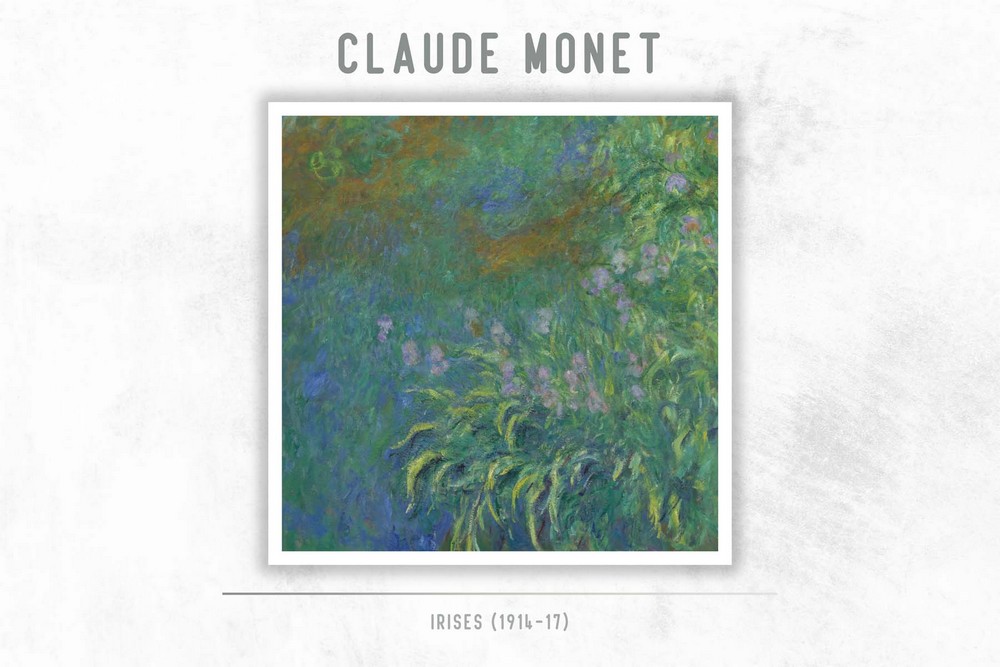 Irises (1914-17) by Claude Monet