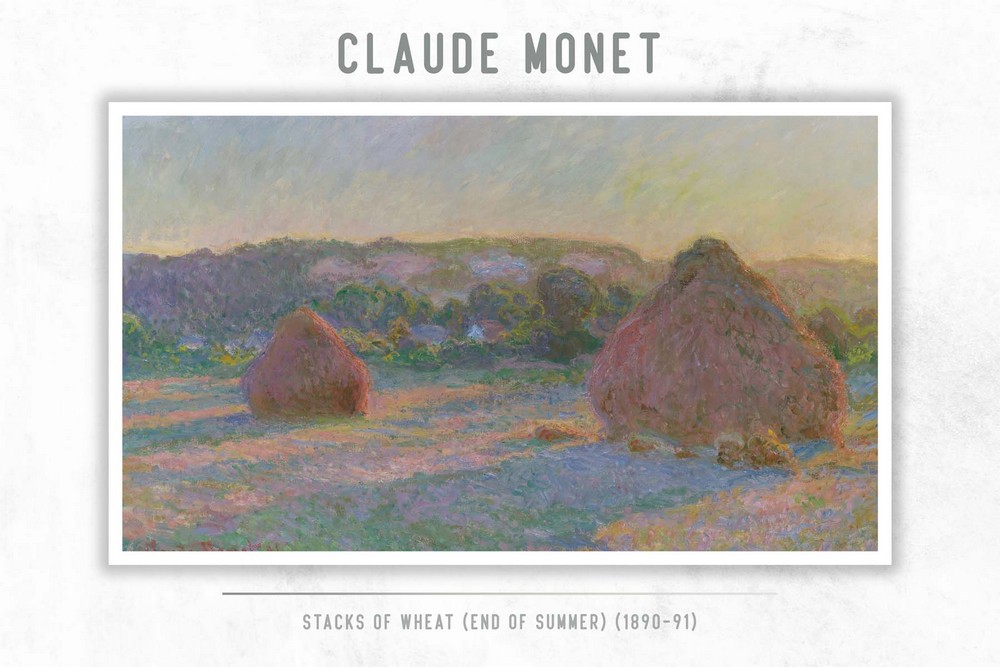 Stacks of Wheat (End of Summer) (1890-91) by Claude Monet
