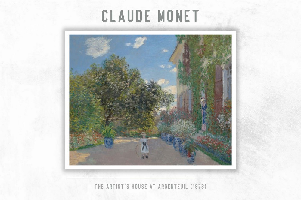 The Artist’s House at Argenteuil by Claude Monet