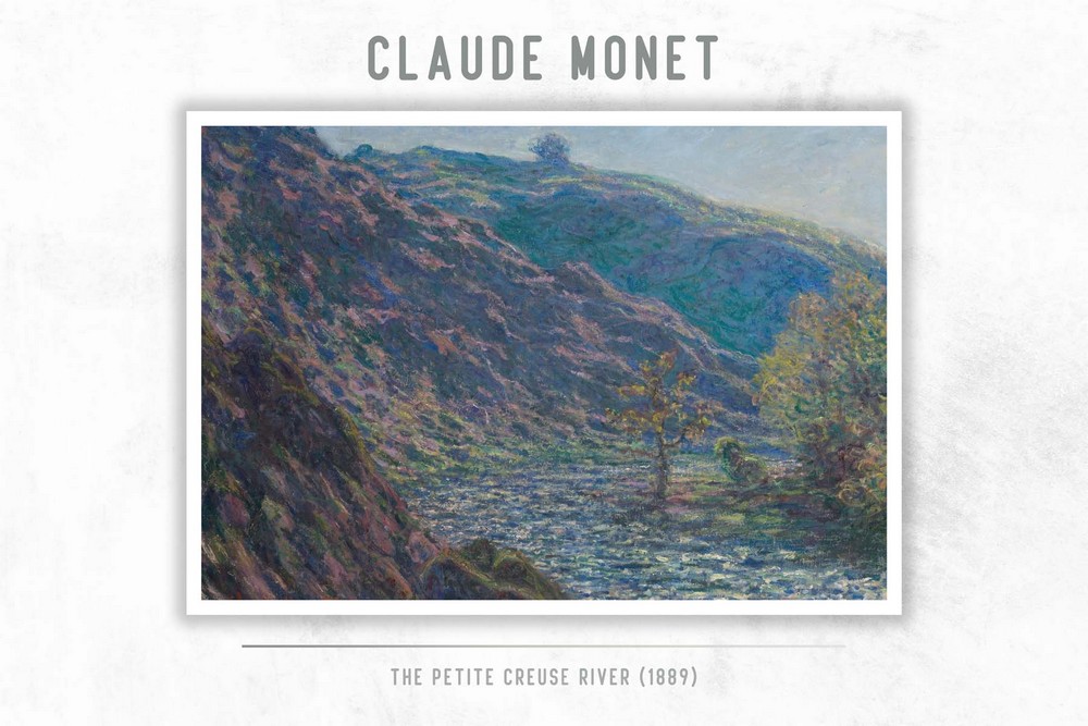 The Petite Creuse River by Claude Monet