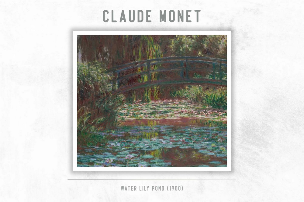 Water Lily Pond by Claude Monet