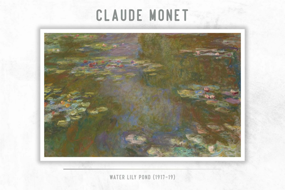 Water Lily Pond (1917-19) by Claude Monet