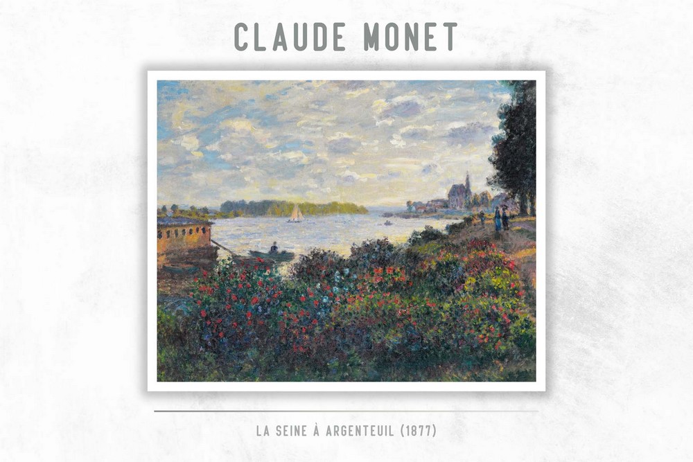 La Seine À Argenteuil by Claude Monet