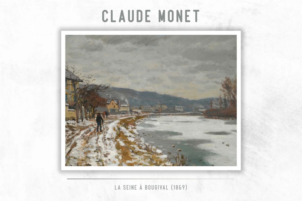 La Seine À Bougival by Claude Monet