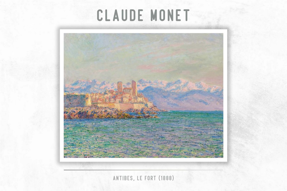 Antibes, Le Fort by Claude Monet