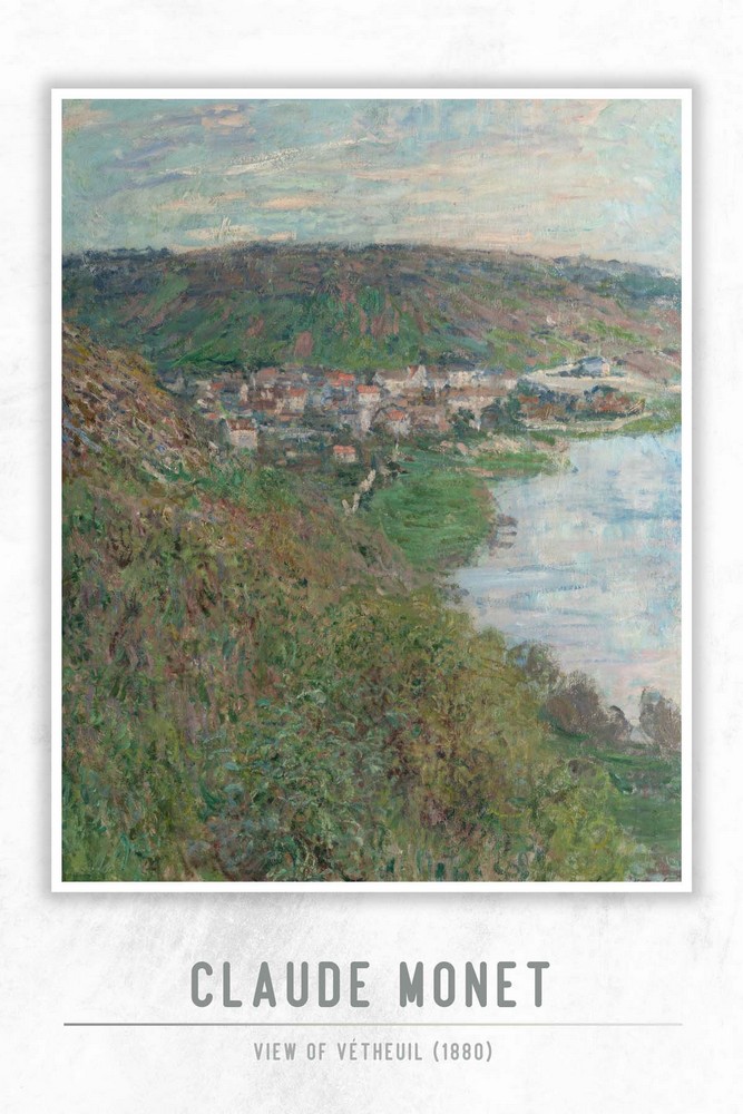 View of Vétheuil by Claude Monet