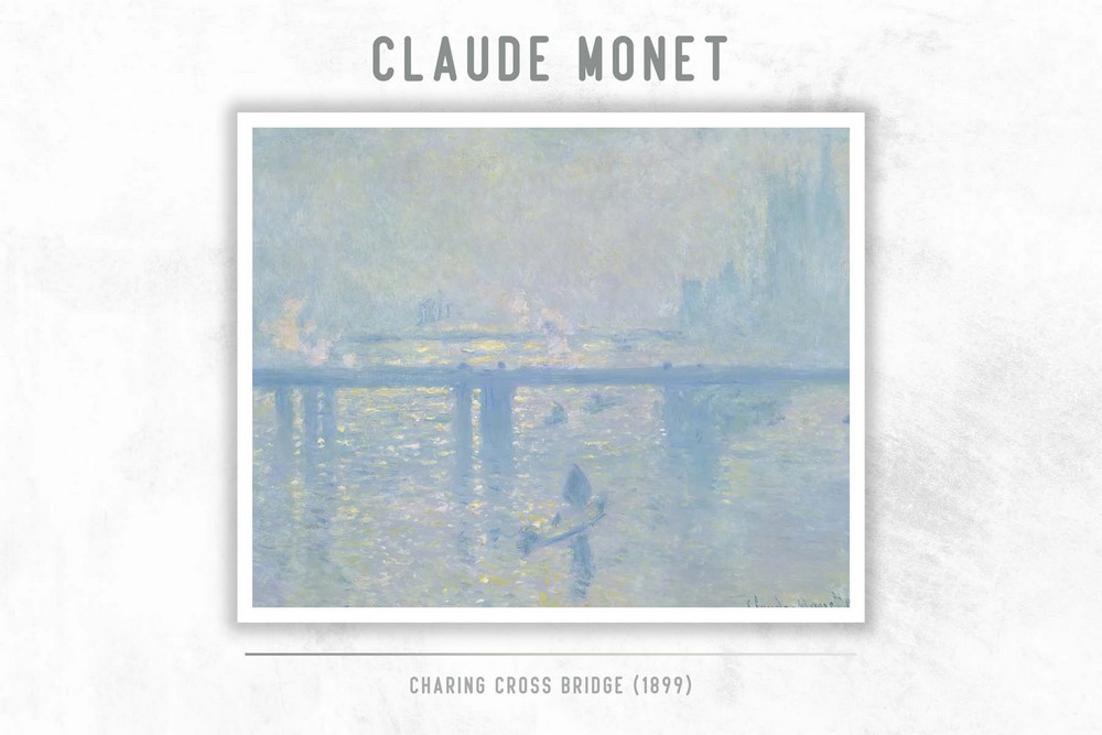 Charing Cross Bridge by Claude Monet