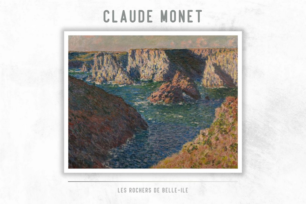 Les Rochers de Belle-Ile by Claude Monet