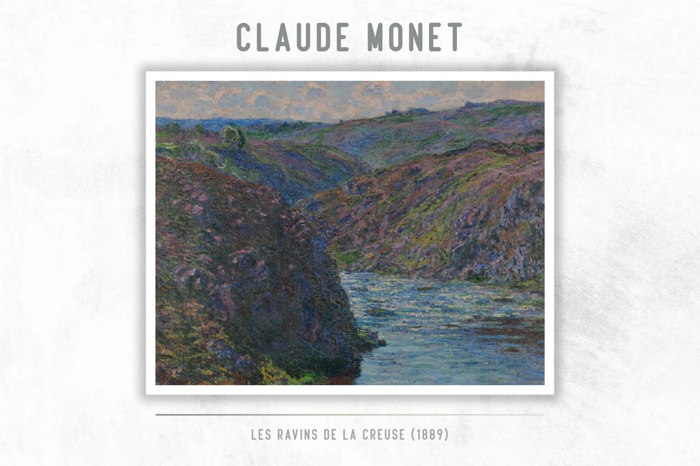 Les ravins de la Creuse by Claude Monet