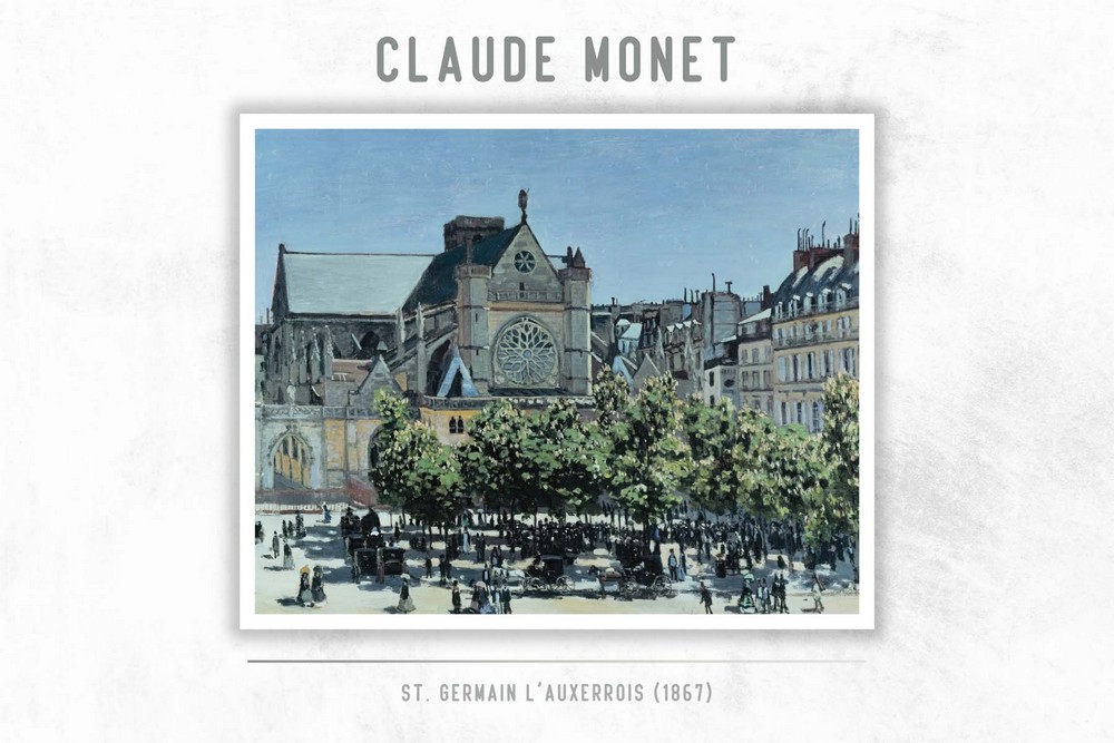 St. Germain l’Auxerrois by Claude Monet
