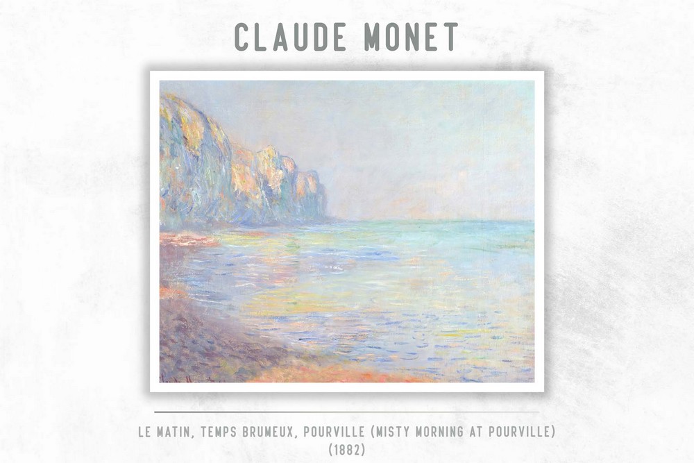 Le Matin, temps brumeux, Pourville (Misty Morning at Pourville) by Claude Monet