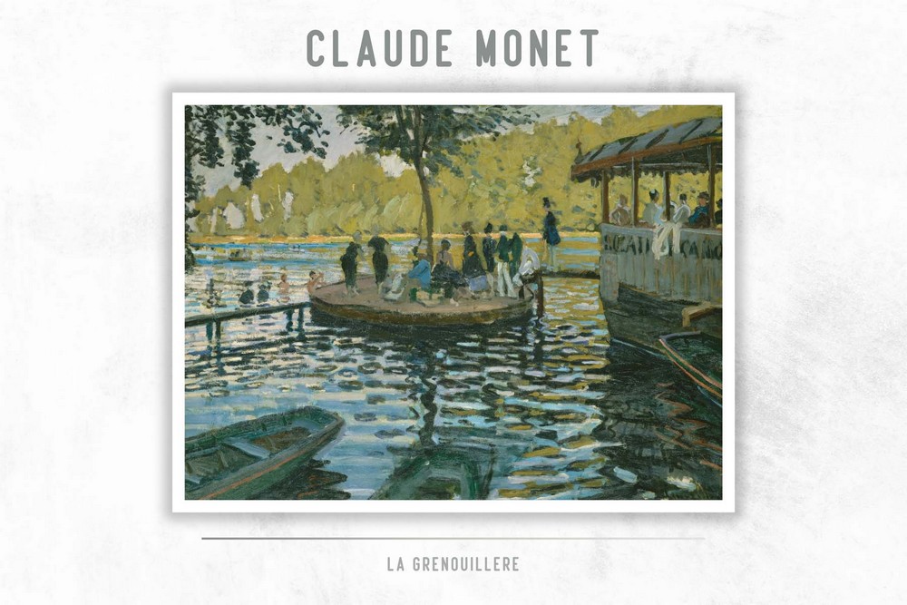 La Grenouillere by Claude Monet