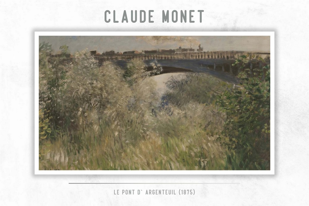 Le Pont d` Argenteuil by Claude Monet