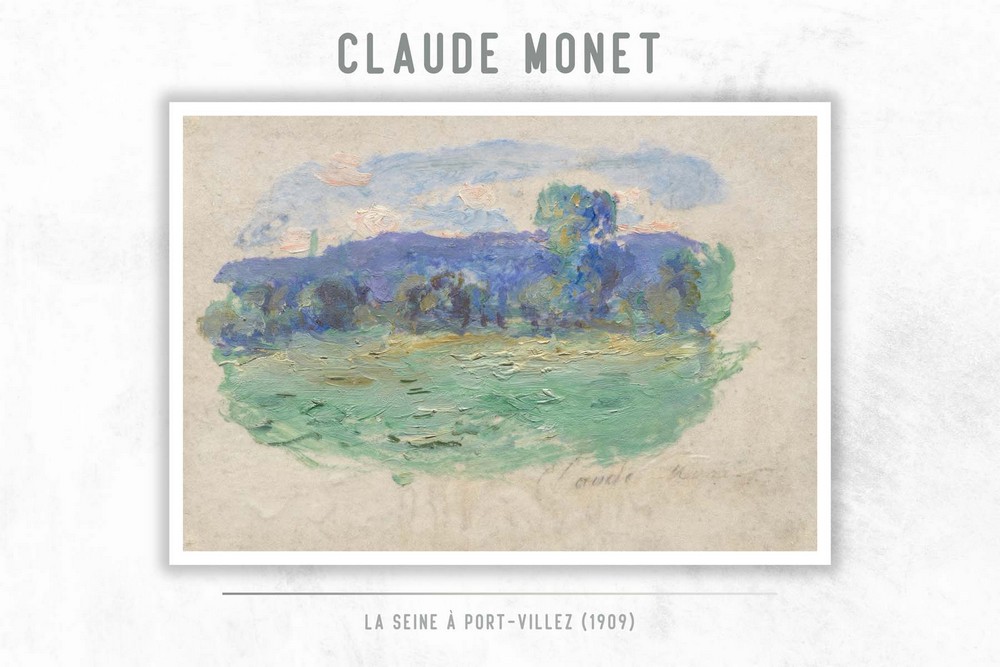 La Seine à Port-Villez by Claude Monet