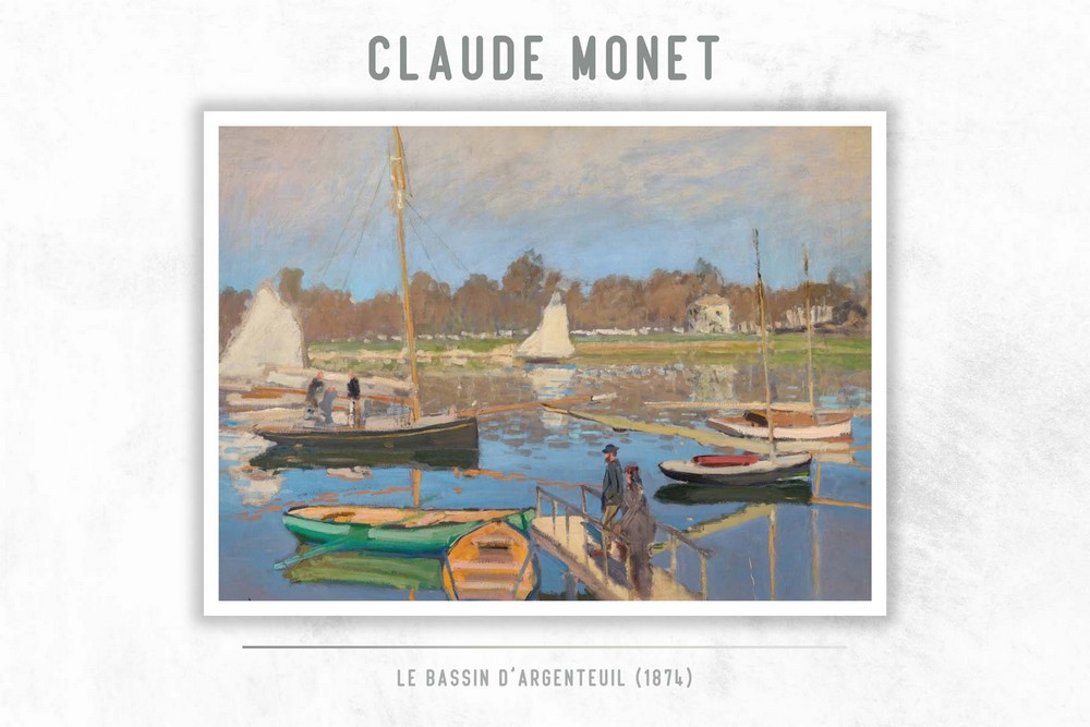 Le bassin d’Argenteuil by Claude Monet